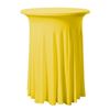 Statafelrok Plooi Ø 80-85 cm (Geel)