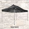 Easy Up Tent 3 x 4,5 ( Zwart )