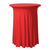 Statafelrok Plooi Ø 80-85 cm (rood)