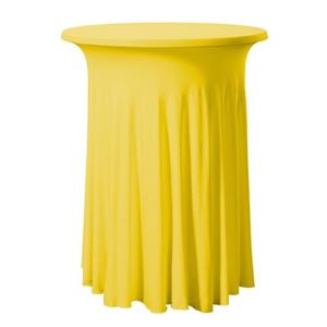 Statafelrok Plooi Ø 80-85 cm (Geel)