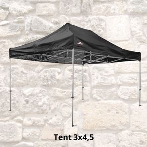 Easy Up Tent 3 x 4,5 ( Zwart )