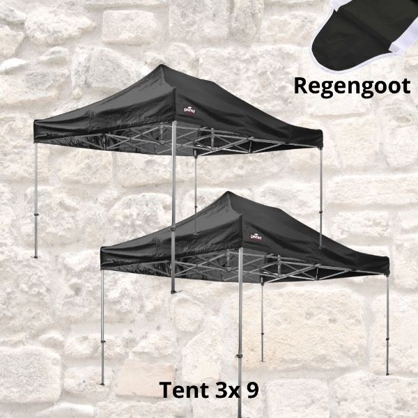 Easy Up Tent 3x9 ( Zwart) Easy Up Tent 3x9 ( Zwart)