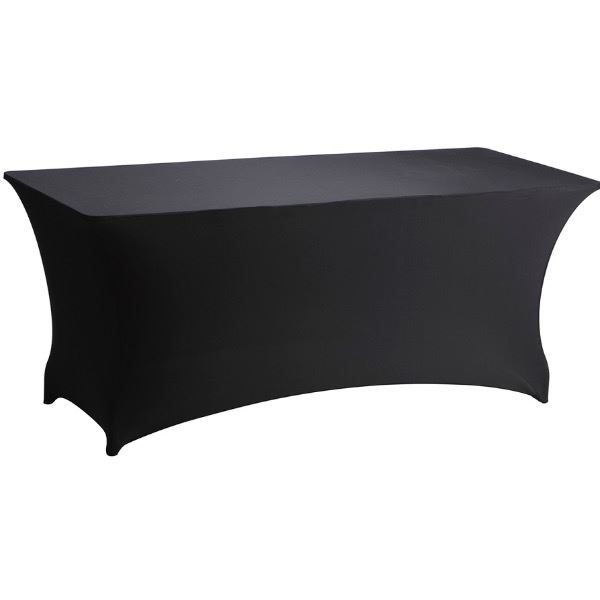 Rok voor buffettafel stretch zwart